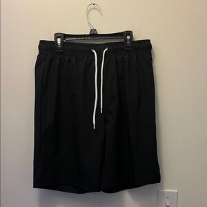 NWT Arizona men’s black lined swim trunks size small